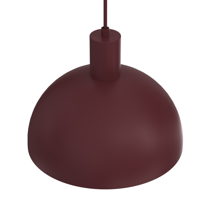 Luster na sajli HANDA 1xE27/15W/230V bordo