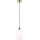 Luster na sajli HARMA 1xE27/15W/230V pr. 14 cm bijela/zlatna