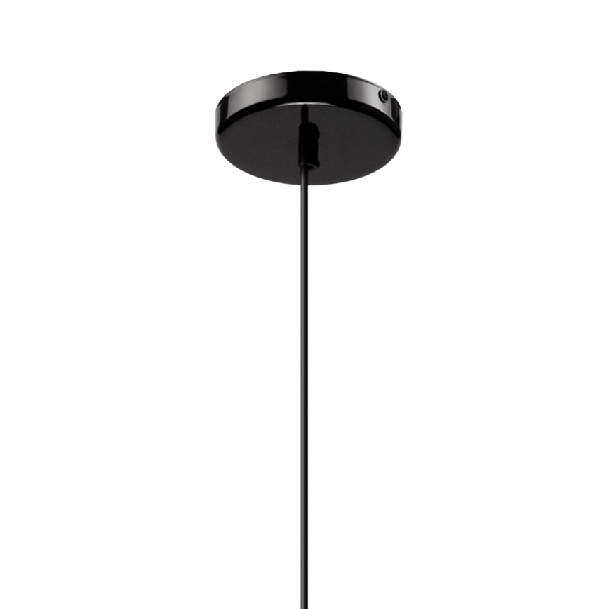 Luster na sajli HARMA 1xE27/15W/230V pr. 25 cm bijela/crna