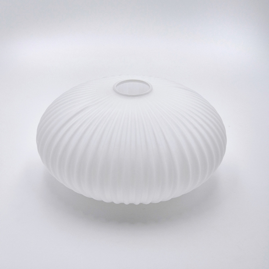 Luster na sajli HARMA 1xE27/15W/230V pr. 25 cm bijela/zlatna