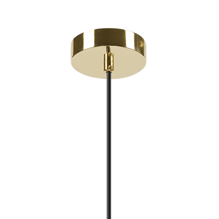Luster na sajli HARMA 1xE27/15W/230V pr. 25 cm bijela/zlatna