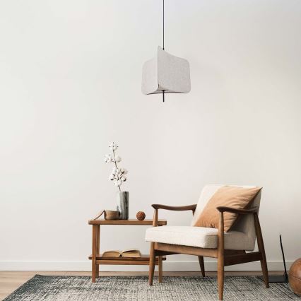 Luster na sajli HAVANA 1xE27/20W/230V pr. 50 cm bež