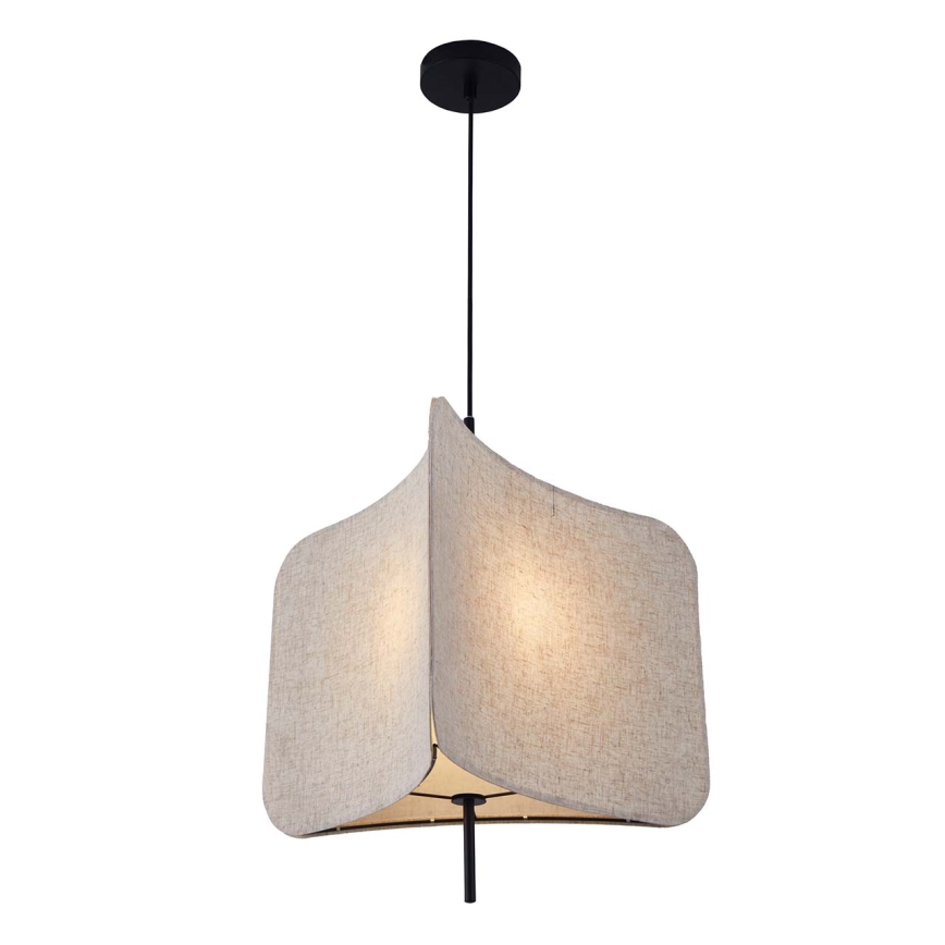 Luster na sajli HAVANA 1xE27/20W/230V pr. 50 cm bež