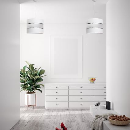 Luster na sajli HELEN 1xE27/15W/230V bijela