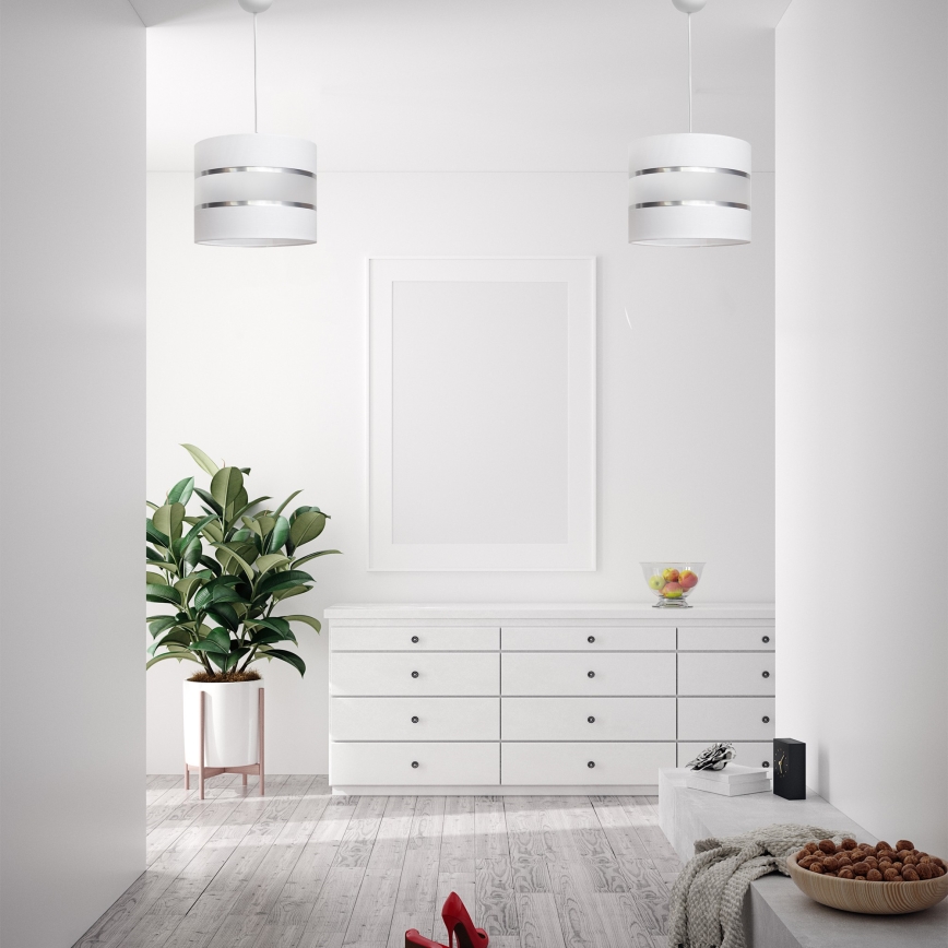 Luster na sajli HELEN 1xE27/15W/230V bijela