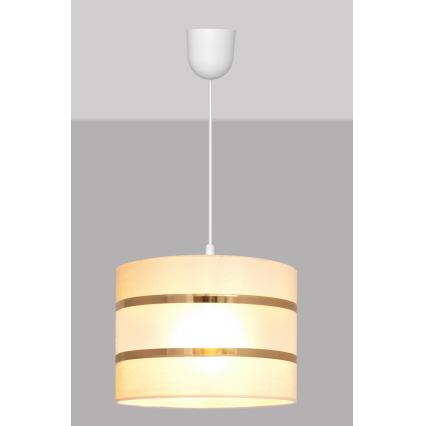 Luster na sajli HELEN 1xE27/15W/230V krem