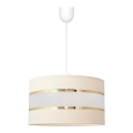 Luster na sajli HELEN 1xE27/15W/230V krem