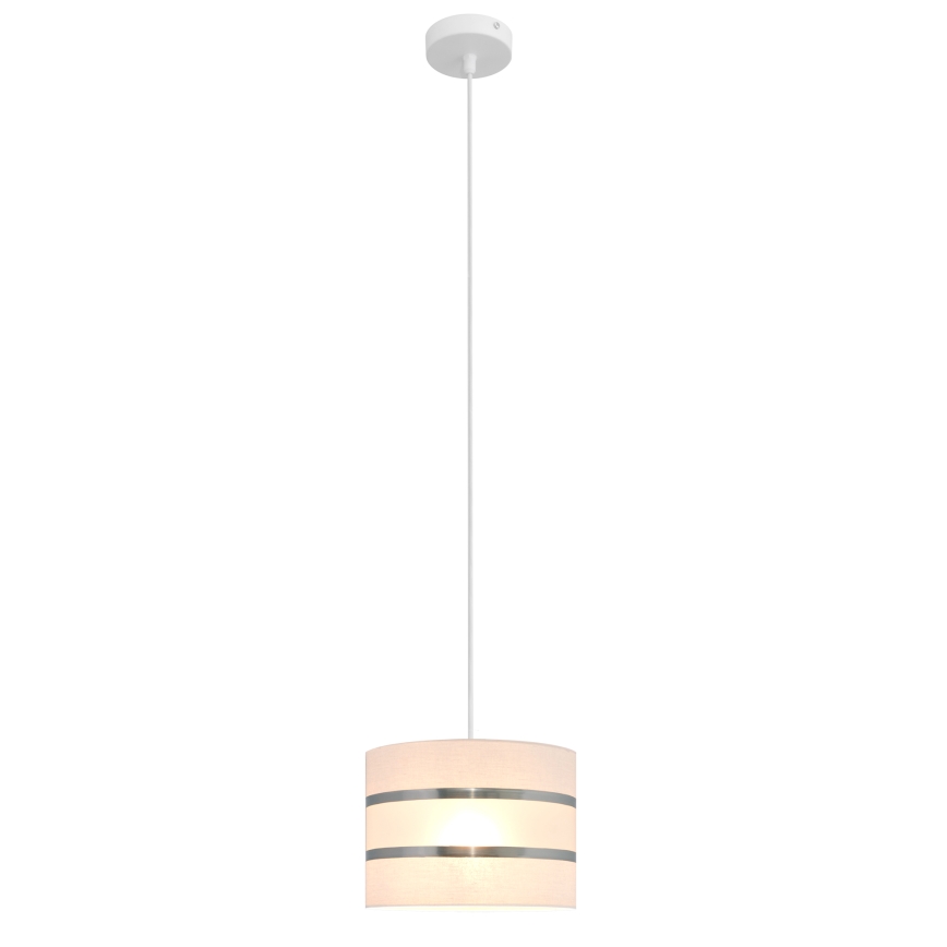Luster na sajli HELEN 1xE27/15W/230V pr. 20 cm bijela