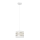 Luster na sajli HELEN 1xE27/15W/230V pr. 20 cm bijela/zlatna