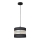 Luster na sajli HELEN 1xE27/15W/230V pr. 20 cm crna/zlatna