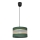 Luster na sajli HELEN 1xE27/15W/230V pr. 25 cm zelena/zlatna