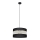Luster na sajli HELEN 1xE27/15W/230V pr. 35 cm crna/zlatna