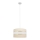 Luster na sajli HELEN 1xE27/15W/230V pr. 35 cm krem/zlatna