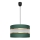 Luster na sajli HELEN 1xE27/15W/230V pr. 35 cm zelena/zlatna