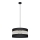 Luster na sajli HELEN 1xE27/15W/230V pr. 40 cm crna/zlatna