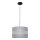 Luster na sajli HELEN 1xE27/15W/230V siva/crna