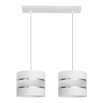 Luster na sajli HELEN 2xE27/15W/230V bijela