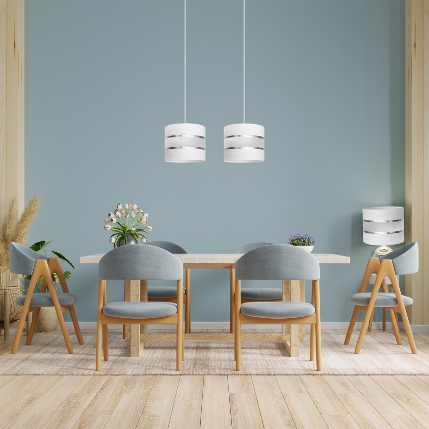 Luster na sajli HELEN 2xE27/15W/230V bijela