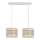 Luster na sajli HELEN 2xE27/15W/230V krem