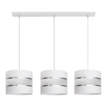 Luster na sajli HELEN 3xE27/15W/230V bijela