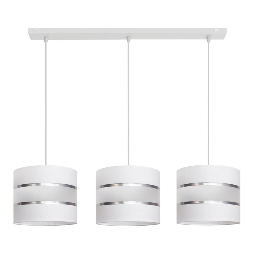 Luster na sajli HELEN 3xE27/15W/230V bijela