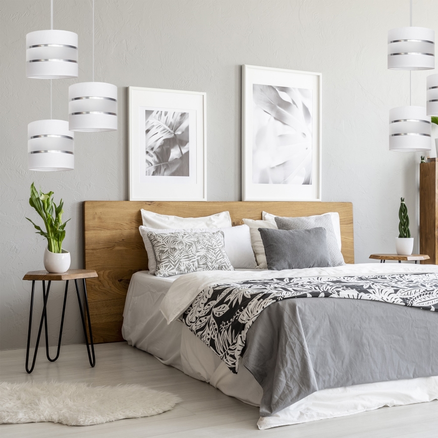 Luster na sajli HELEN 3xE27/15W/230V bijela