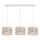 Luster na sajli HELEN 3xE27/15W/230V krem