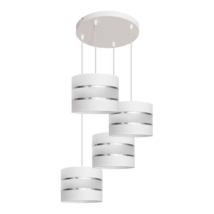 Luster na sajli HELEN 4xE27/15W/230V bijela