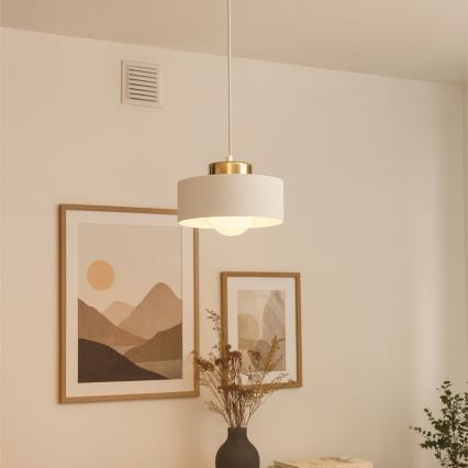 Luster na sajli IGNIA 1xE27/60W/230V bijela