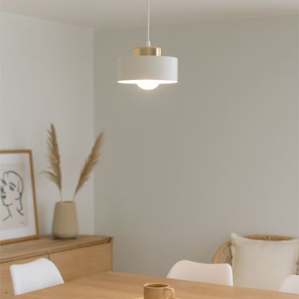 Luster na sajli IGNIA 1xE27/60W/230V bijela