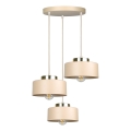 Luster na sajli IGNIA 3xE27/60W/230V taupe