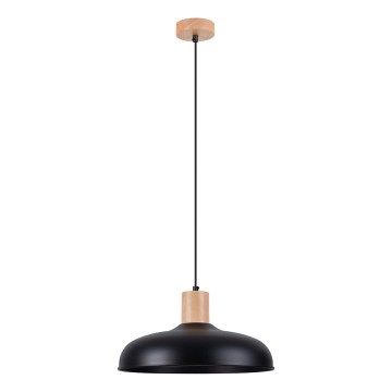 Luster na sajli INDY 1xE27/15W/230V pr. 38 cm crna