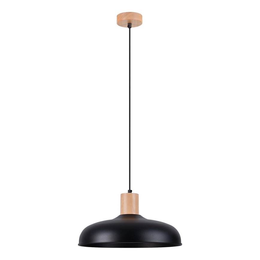 Luster na sajli INDY 1xE27/15W/230V pr. 38 cm crna