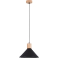 Luster na sajli JAGA 1xE27/15W/230V pr. 30 cm crna
