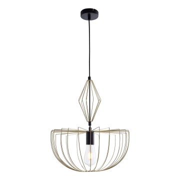 Luster na sajli JASMINA 1xE27/20W/230V pr. 40 cm zlatna