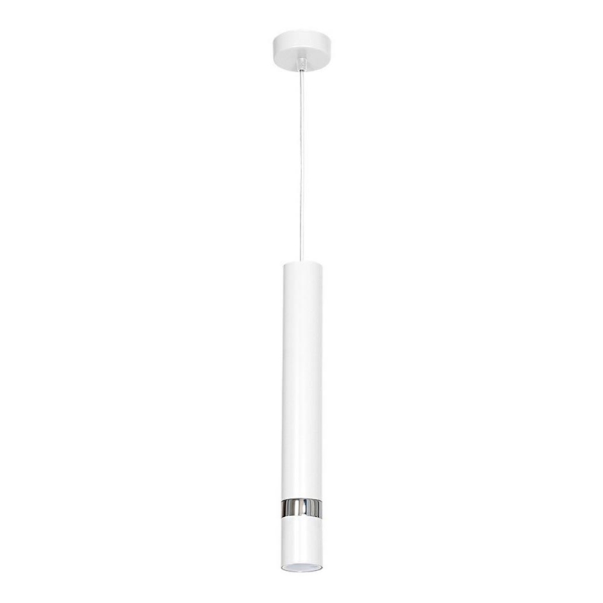 Luster na sajli JOKER 1xGU10/25W/230V bijela/sjajni krom