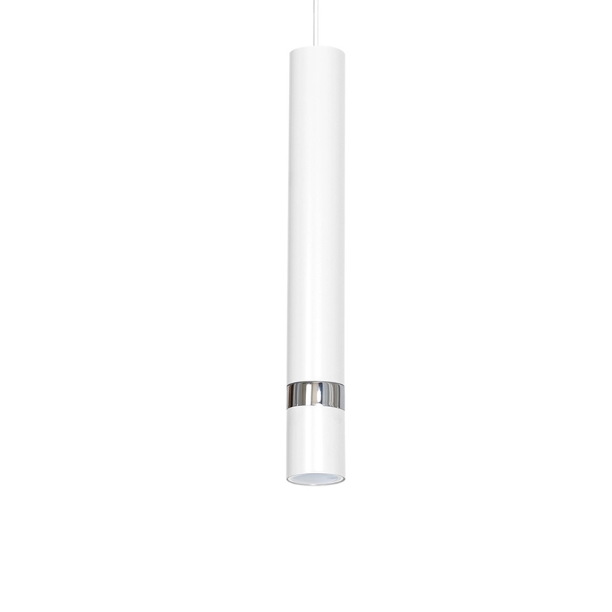 Luster na sajli JOKER 1xGU10/25W/230V bijela/sjajni krom