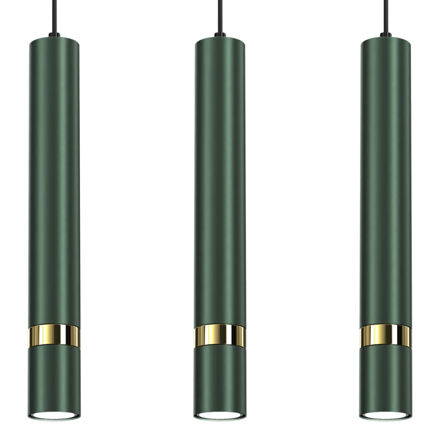 Luster na sajli JOKER 3xGU10/25W/230V zelena