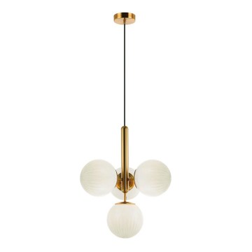Luster na sajli JOLIN 4xG9/5W/230V zlatni