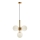 Luster na sajli JOLIN 4xG9/5W/230V zlatni