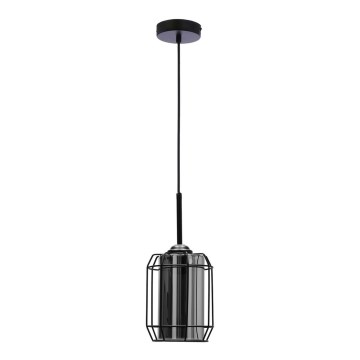 Luster na sajli JONERA 1xE27/40W/230V crna