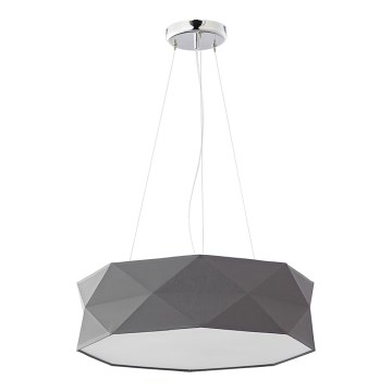 Luster na sajli KANTOOR 1xE27/15W/230V siva