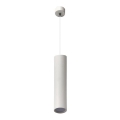 Luster na sajli KARADON 1xGU10/30W/230V 17 cm bijela