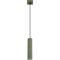 Luster na sajli KARBON 1xGU10/10W/230V zelena