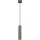Luster na sajli KARBON 1xGU10/10W/230V zelena