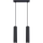 Luster na sajli KARBON 2xGU10/10W/230V crna
