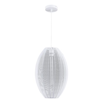 Luster na sajli KAREI 1xE27/20W/230V pr. 30 cm bijela
