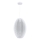 Luster na sajli KAREI 1xE27/20W/230V pr. 30 cm bijela
