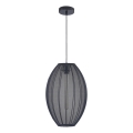 Luster na sajli KAREI 1xE27/20W/230V pr. 30 cm crna