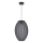 Luster na sajli KAREI 1xE27/20W/230V pr. 30 cm crna